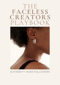 The Faceless Creators's Playbook | Everything a faceless UGC creator needs to build their brand